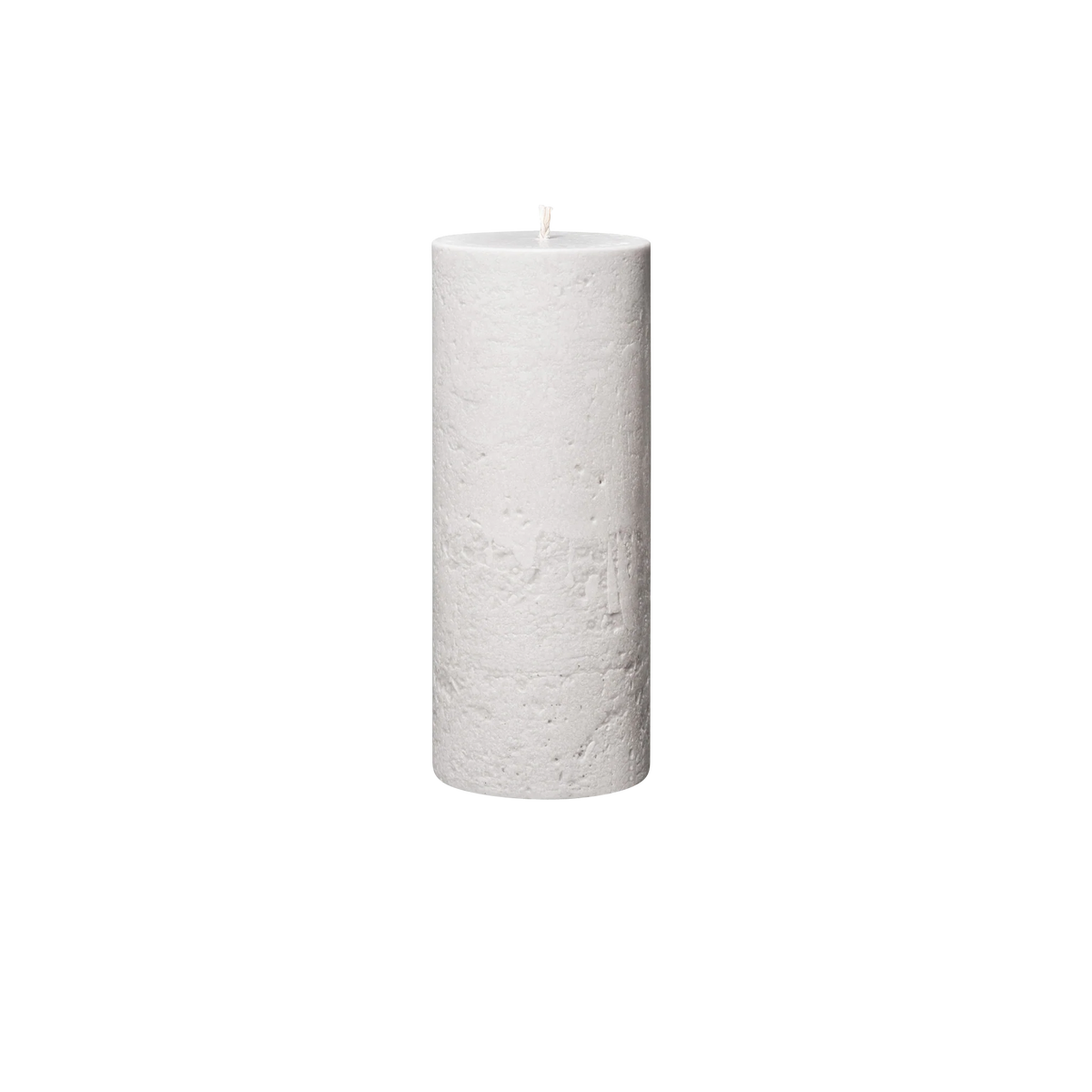 white pillar candle 9in