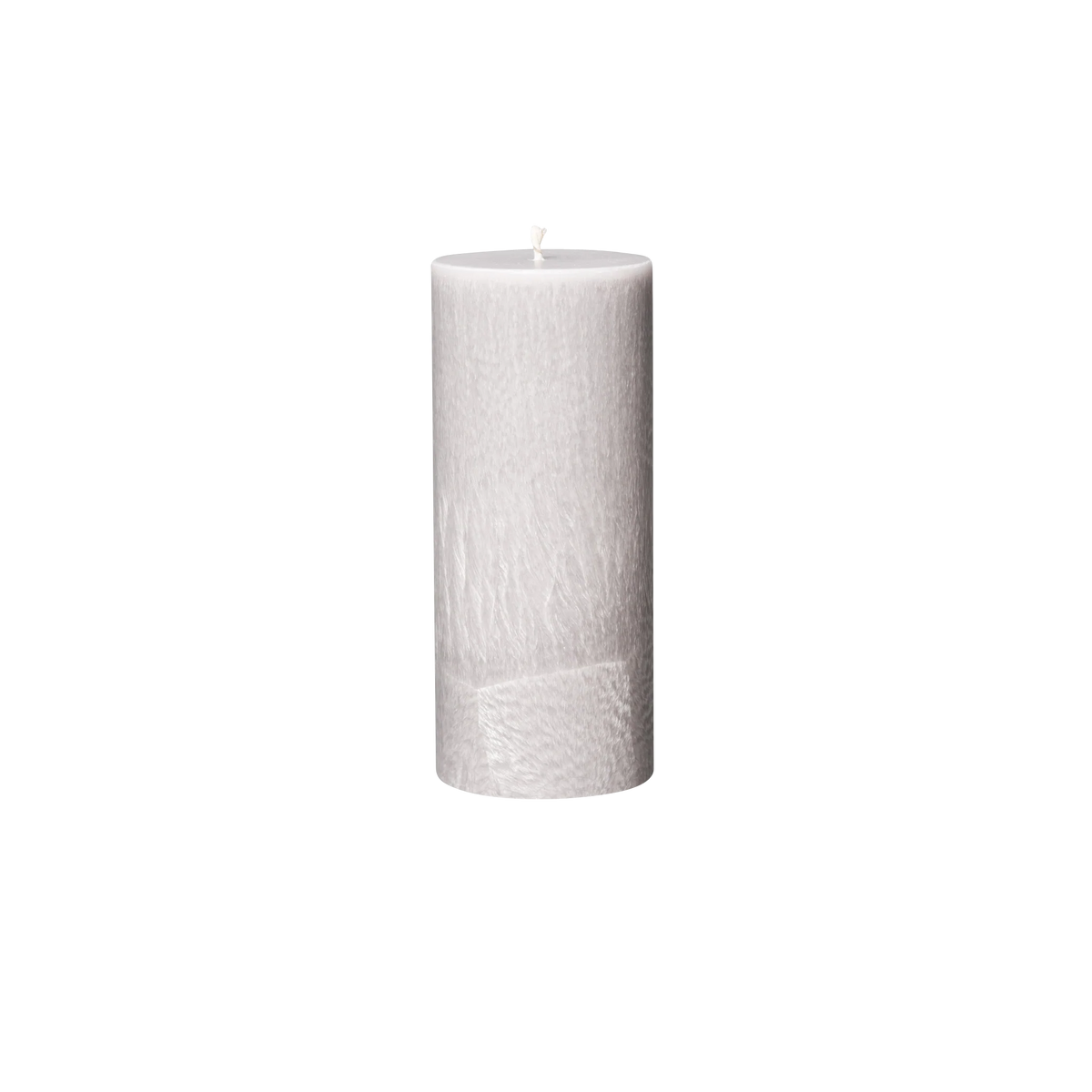 grey pillar candle