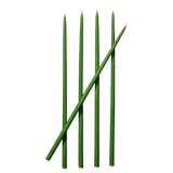 thin green taper candles