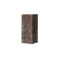 brown square pillar candle