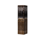 dark brown square pillar candle