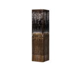 dark brown square pillar candle