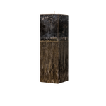 dark brown square pillar candle