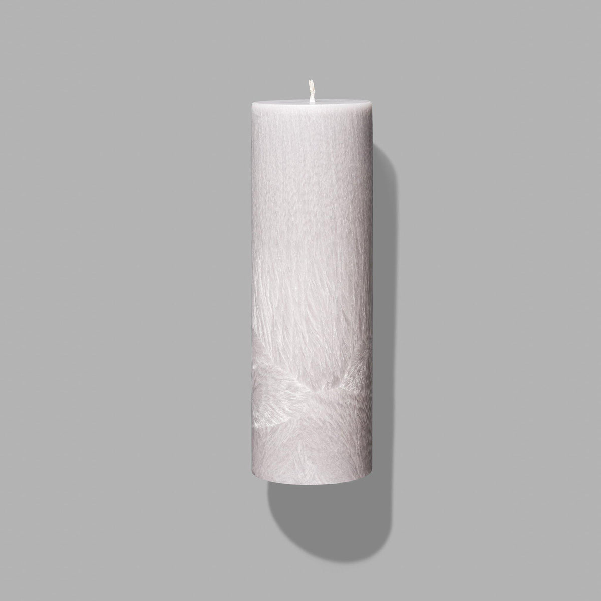 grey pillar candle