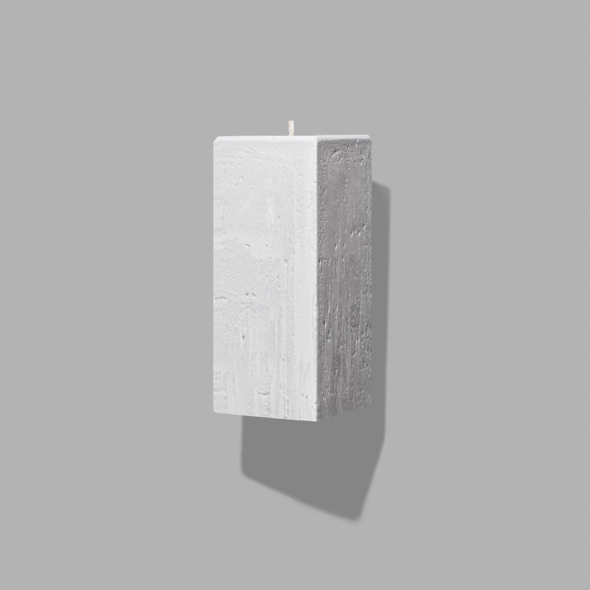 white square pillar candle